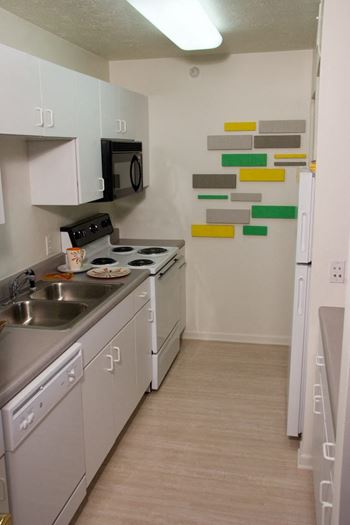 Plank flooring in kitchens